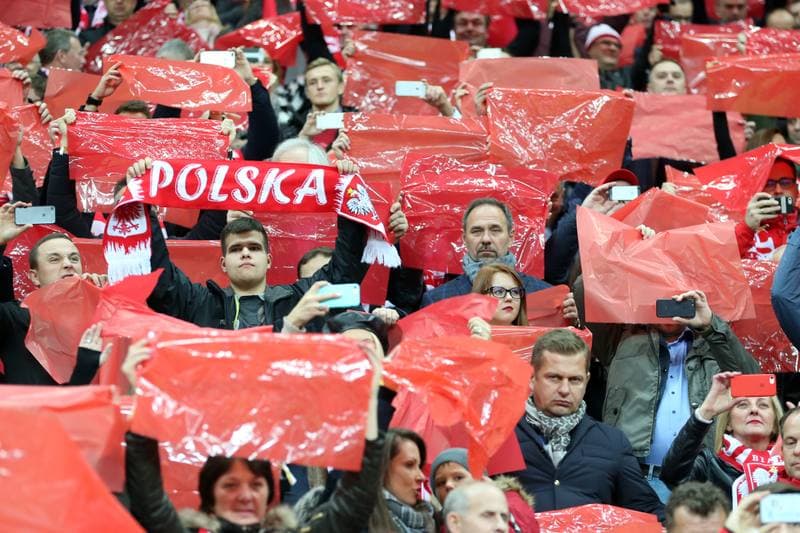 Football. FIFA World Cup Qualifiers. Poland - Montenegro. 08.10.2017