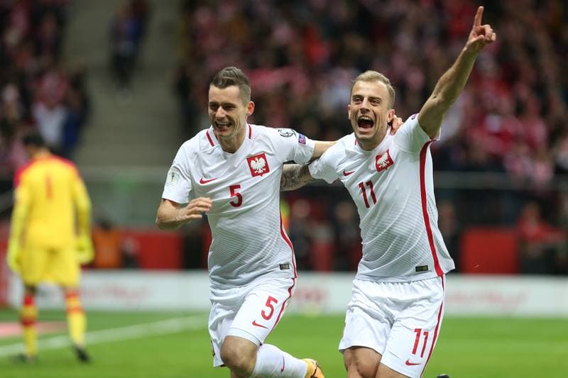 Football. FIFA World Cup Qualifiers. Poland - Montenegro. 08.10.2017