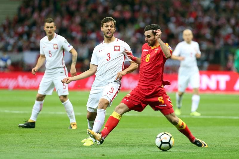Football. FIFA World Cup Qualifiers. Poland - Montenegro. 08.10.2017
