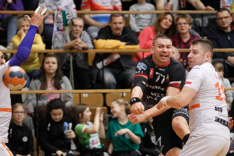 Handball. PGNiG Superliga. NMC Gornik Zabrze - Piotrkowianin Piotrkow Trybunalski. 07.02.2019