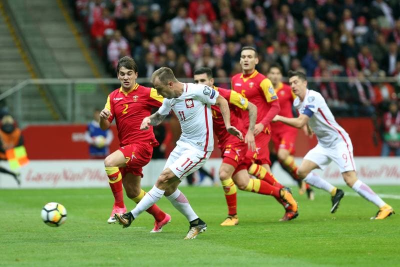 Football. FIFA World Cup Qualifiers. Poland - Montenegro. 08.10.2017