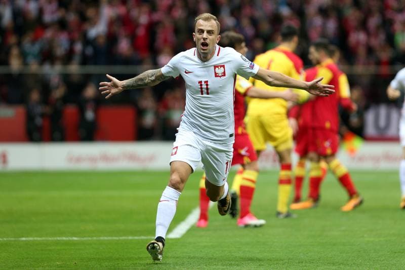 Football. FIFA World Cup Qualifiers. Poland - Montenegro. 08.10.2017