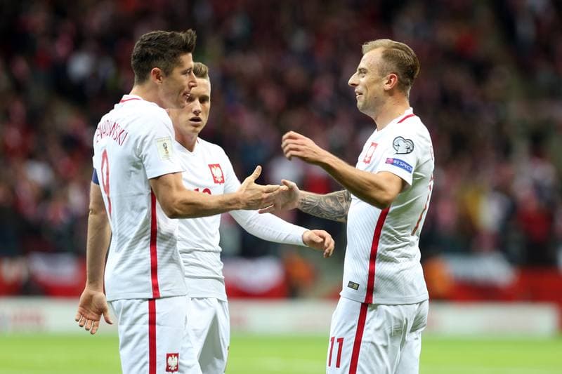 Football. FIFA World Cup Qualifiers. Poland - Montenegro. 08.10.2017