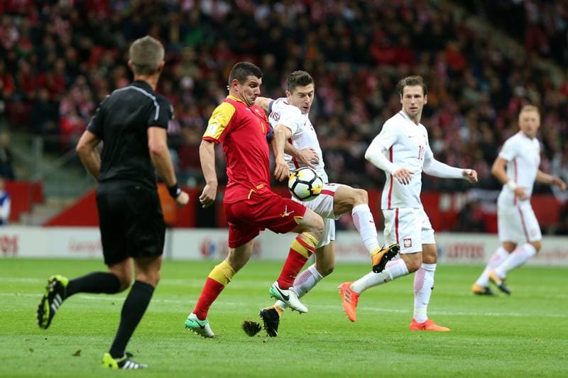 Football. FIFA World Cup Qualifiers. Poland - Montenegro. 08.10.2017