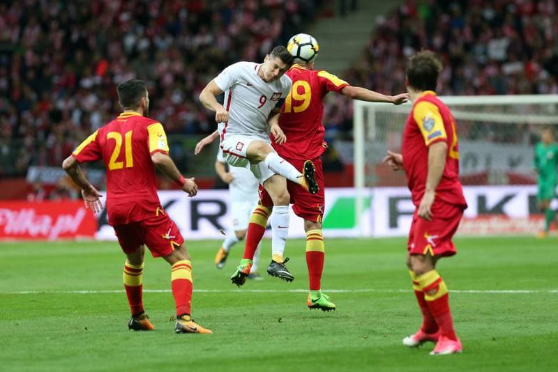 Football. FIFA World Cup Qualifiers. Poland - Montenegro. 08.10.2017