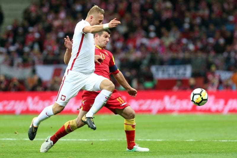 Football. FIFA World Cup Qualifiers. Poland - Montenegro. 08.10.2017