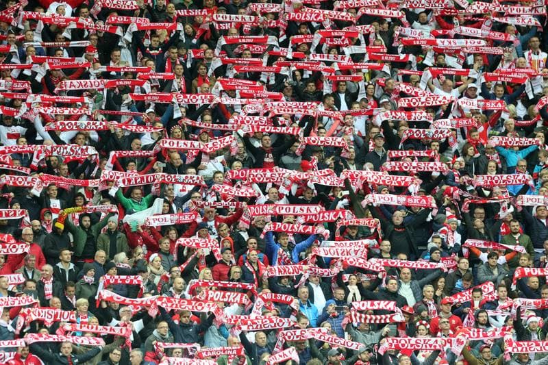 Football. FIFA World Cup Qualifiers. Poland - Montenegro. 08.10.2017
