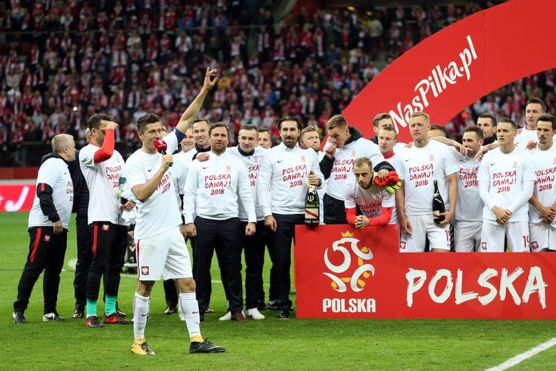 Football. FIFA World Cup Qualifiers. Poland - Montenegro. 08.10.2017
