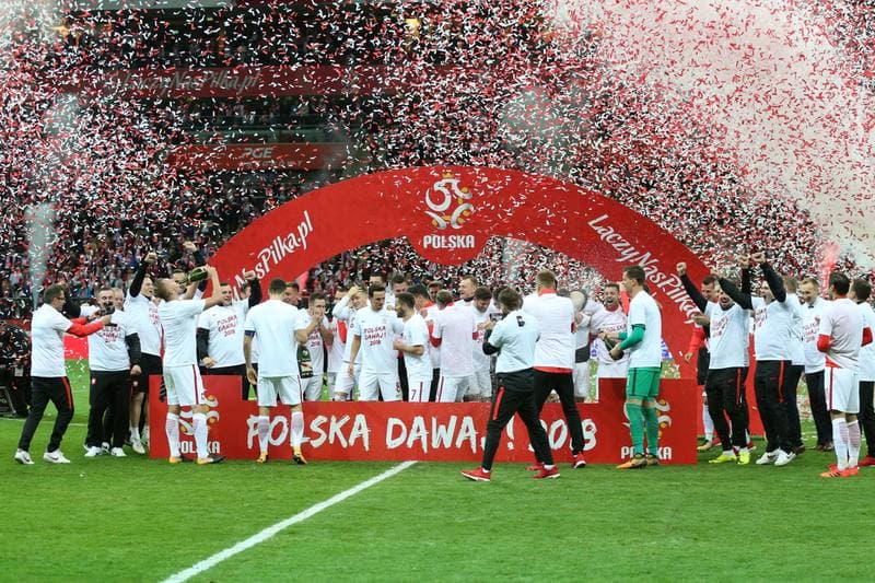 Football. FIFA World Cup Qualifiers. Poland - Montenegro. 08.10.2017