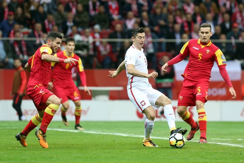 Football. FIFA World Cup Qualifiers. Poland - Montenegro. 08.10.2017