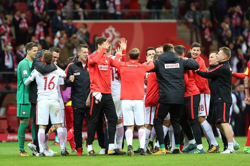Football. FIFA World Cup Qualifiers. Poland - Montenegro. 08.10.2017