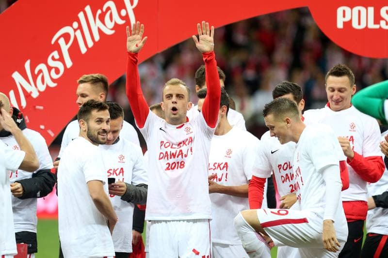 Football. FIFA World Cup Qualifiers. Poland - Montenegro. 08.10.2017