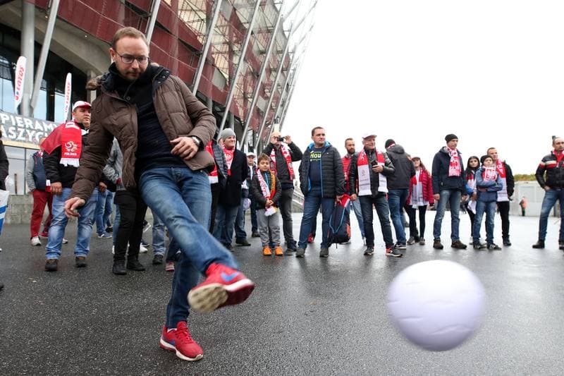 Football. FIFA World Cup Qualifiers. Poland - Montenegro. 08.10.2017