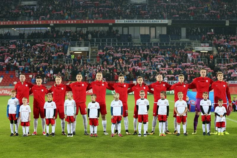 Football. U19 European Championship Qualifiers. Poland - Germany. 10.10.2017