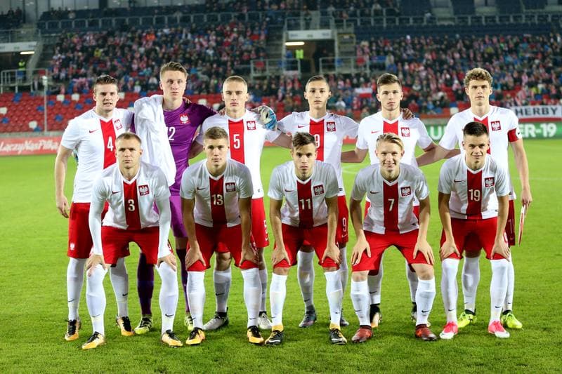 Football. U19 European Championship Qualifiers. Poland - Germany. 10.10.2017