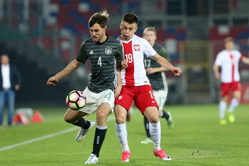 Football. U19 European Championship Qualifiers. Poland - Germany. 10.10.2017