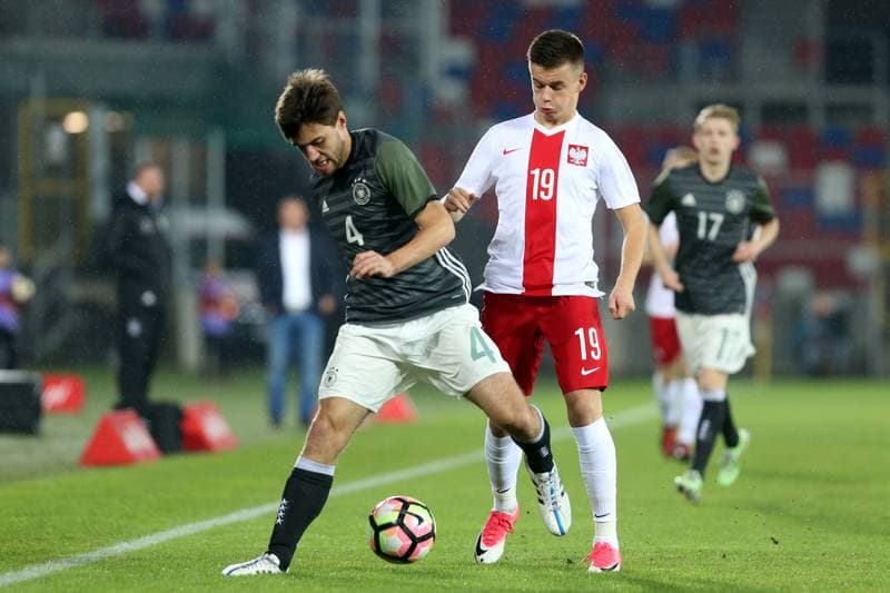 Football. U19 European Championship Qualifiers. Poland - Germany. 10.10.2017