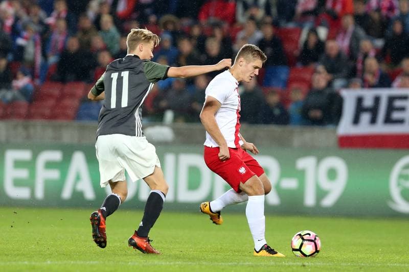 Football. U19 European Championship Qualifiers. Poland - Germany. 10.10.2017