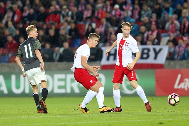 Football. U19 European Championship Qualifiers. Poland - Germany. 10.10.2017