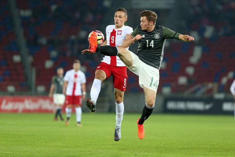 Football. U19 European Championship Qualifiers. Poland - Germany. 10.10.2017