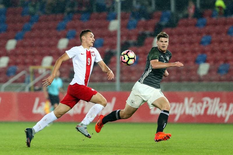 Football. U19 European Championship Qualifiers. Poland - Germany. 10.10.2017