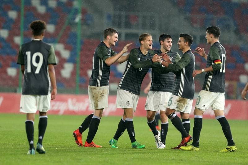 Football. U19 European Championship Qualifiers. Poland - Germany. 10.10.2017