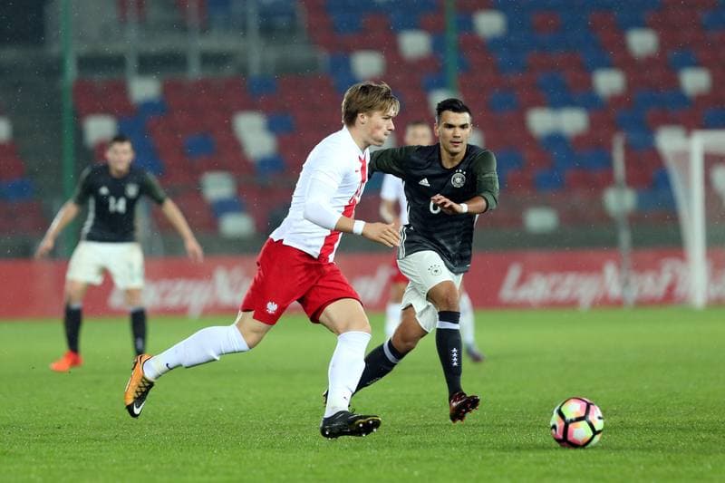 Football. U19 European Championship Qualifiers. Poland - Germany. 10.10.2017