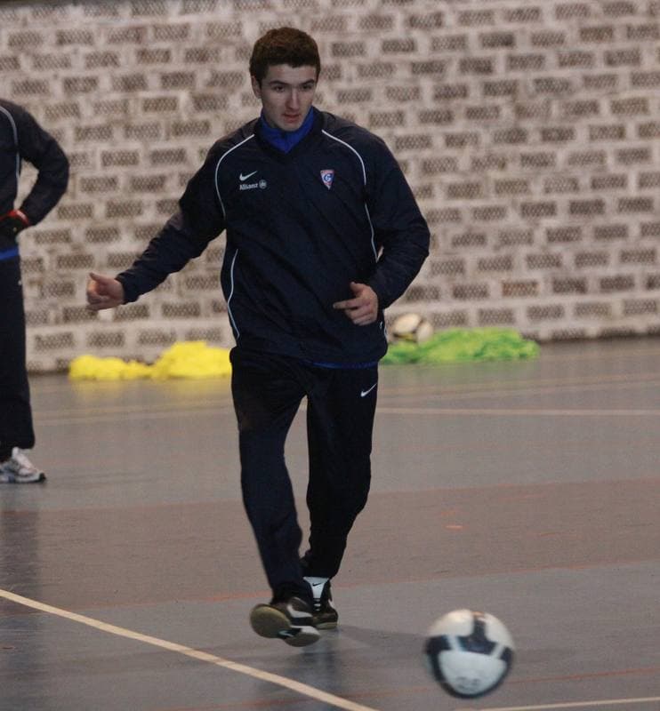 Football. Gornik Zabrze. Training. 07.01.2010