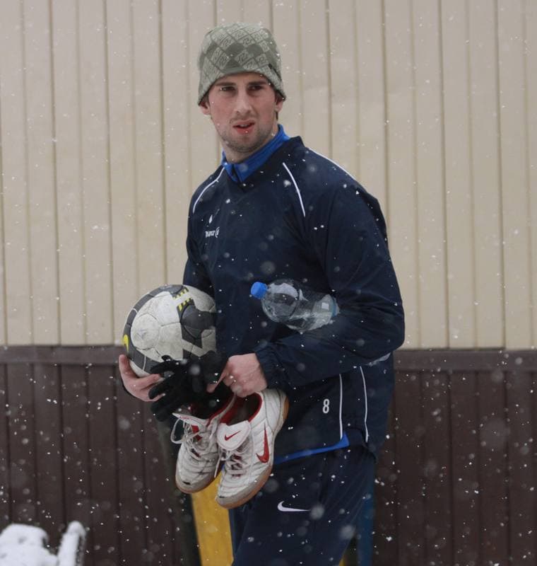 Football. Gornik Zabrze. Training. 07.01.2010