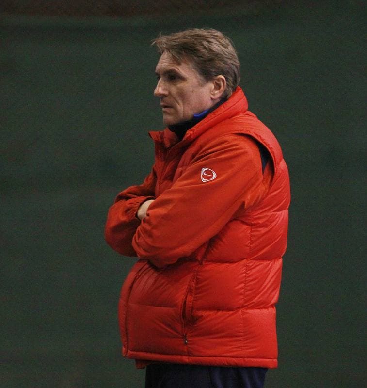 Football. Gornik Zabrze. Training. 07.01.2010
