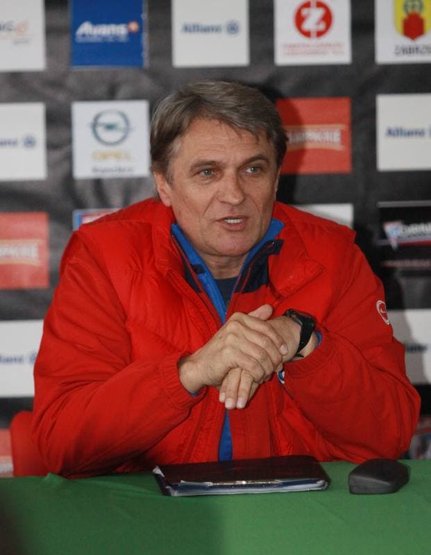 Football. Gornik Zabrze. Training. 07.01.2010