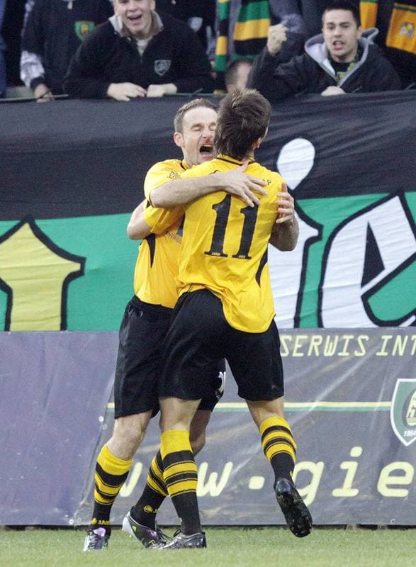 Football. I liga. GKS Katowice - Sandecja Nowy Sacz. 29.10.2011