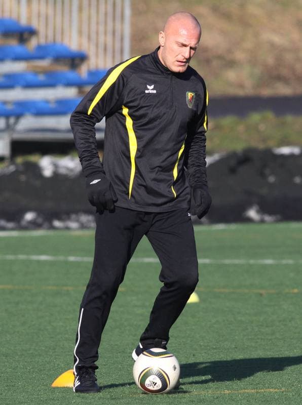 Football. Ruch Radzionkow. Training. 17.01.2011