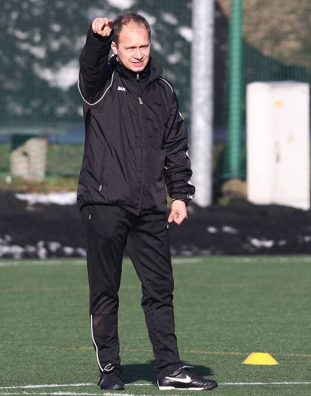 Football. Ruch Radzionkow. Training. 17.01.2011