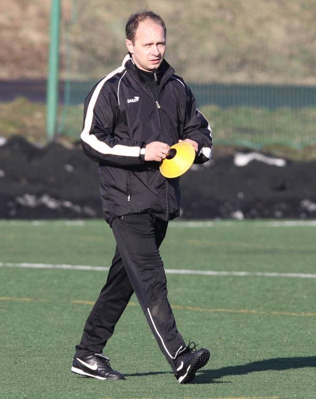 Football. Ruch Radzionkow. Training. 17.01.2011