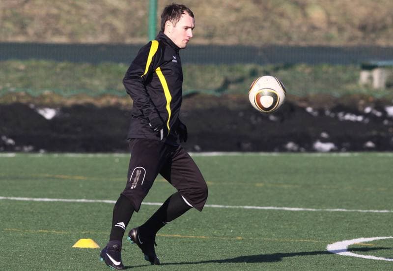Football. Ruch Radzionkow. Training. 17.01.2011