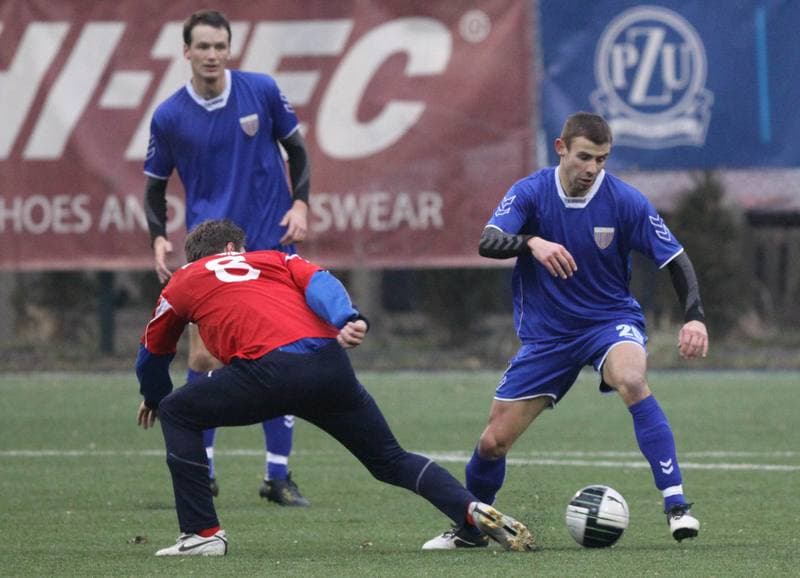 Football. Sparing. Polonia Bytom - Rakow Czestochowa. 19.01.2011