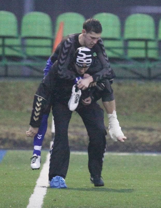Football. Sparing. Polonia Bytom - Rakow Czestochowa. 19.01.2011