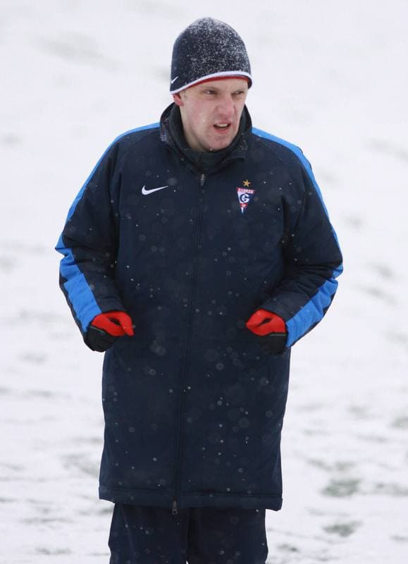 Football. Sparing. Gornik Zabrze - Gornik Zabrze juniorzy. 20.01.2009