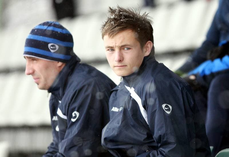 Football. Sparing. Gornik Zabrze - Gornik Zabrze juniorzy. 20.01.2009