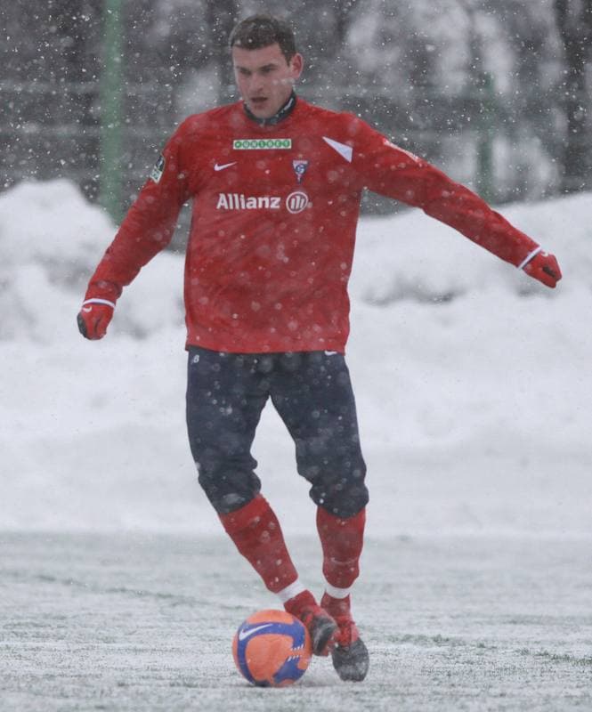 Football. Sparing. Gornik Zabrze - Gornik Zabrze juniorzy. 20.01.2009
