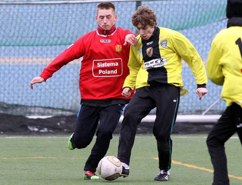 Football. Sparing. Ruch Radzionkow - BKS Stal Bielsko-Biala. 05.02.2011