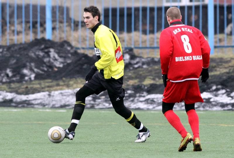 Football. Sparing. Ruch Radzionkow - BKS Stal Bielsko-Biala. 05.02.2011