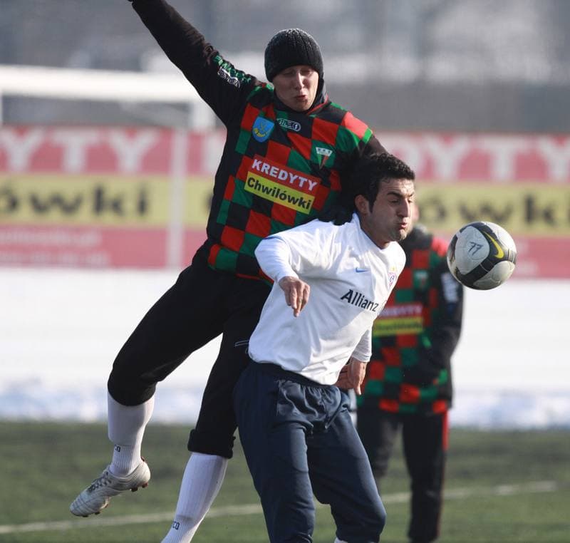 Football. Sparing. GKS Tychy - Gornik Zabrze. 23.01.2010