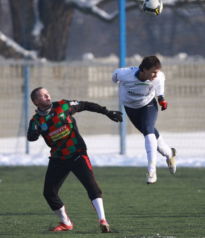 Football. Sparing. GKS Tychy - Gornik Zabrze. 23.01.2010