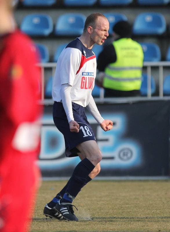 Football. I liga. Piast Gliwice - Odra Wodzislaw Slaski. 05.03.2011