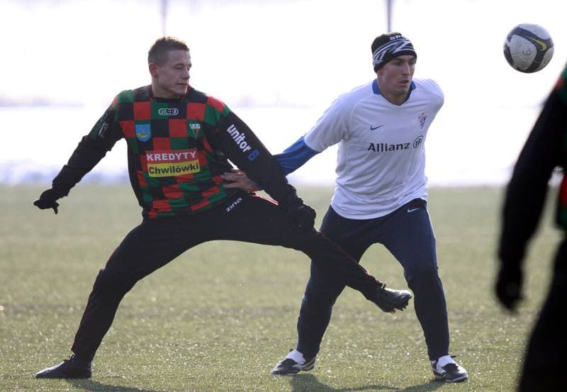 Football. Sparing. GKS Tychy - Gornik Zabrze. 23.01.2010
