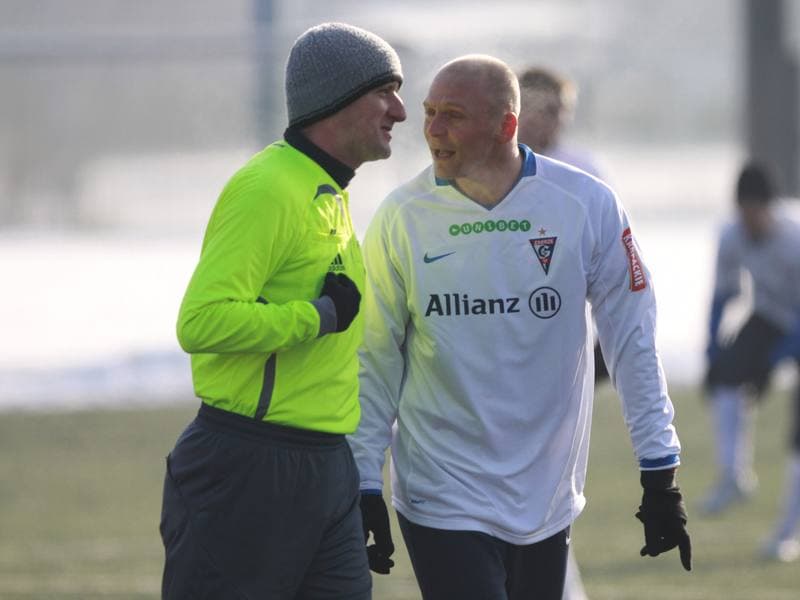 Football. Sparing. GKS Tychy - Gornik Zabrze. 23.01.2010