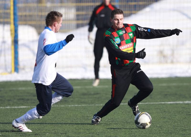 Football. Sparing. GKS Tychy - Gornik Zabrze. 23.01.2010