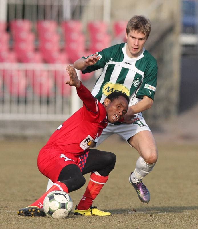 Football. I liga. Odra Wodzislaw Slaski - Warta Poznan. 12.03.2011